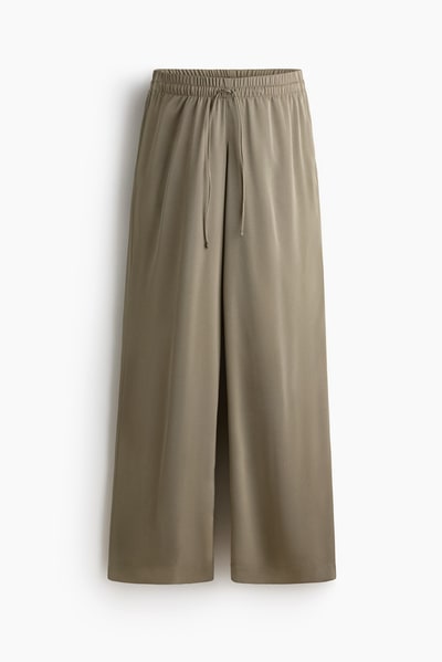 H&M MAMA Wide-Leg Drawstring Pants