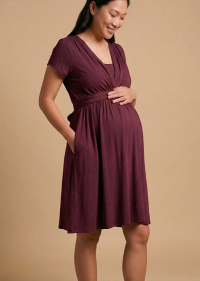 Lovemère Twilight Plum Ribbon Dress