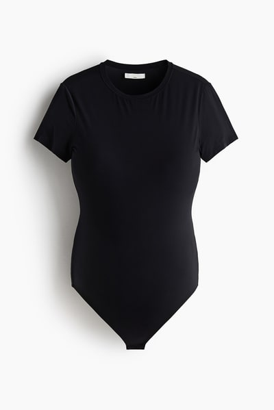H&M MAMA Short-Sleeved Microfiber Bodysuit