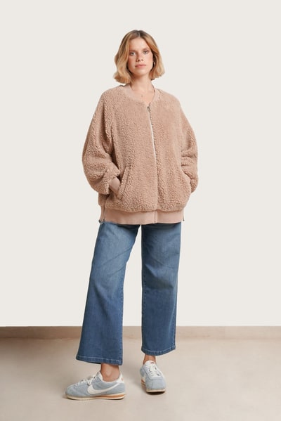 NOM Maternity Cozy Before & After Jacket