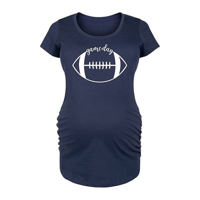 Kohl's Maternity Game Day Football Graphic Tee