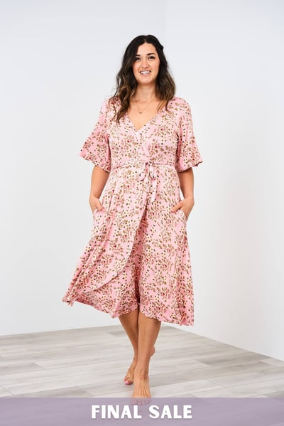 Latched Mama Latched Mama Labor & Postpartum Wrap Dress - Final Sale