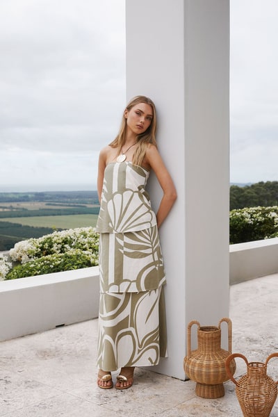 SABO Kya Dress - Palm