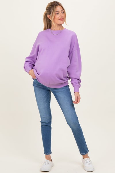 PinkBlush Navy Dark Wash Maternity Skinny Jeans