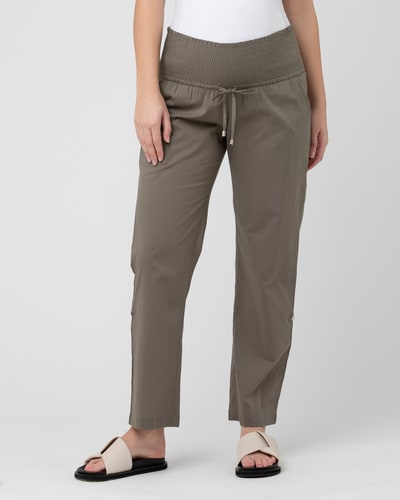 Ripe Maternity Philly Cotton Pant Moss