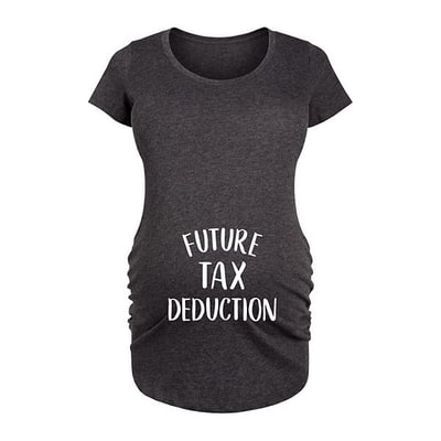 Kohl's Maternity Future Tax Deduction Graphic Tee