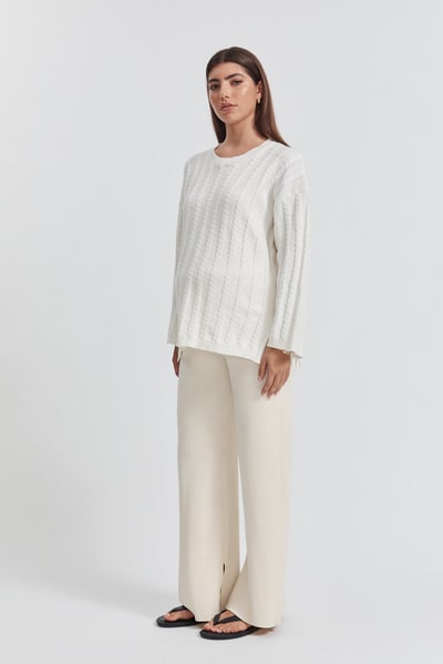 Legoe Heritage Cable Knit Jumper - FINAL SALE