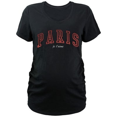 Kohl's Maternity Paris Je T'Aime Graphic Tee