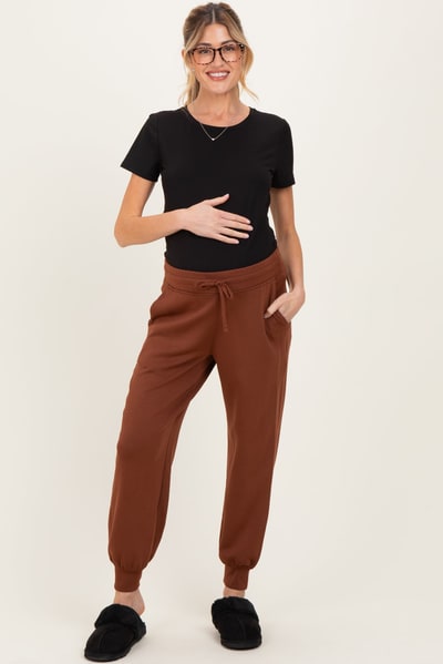 PinkBlush Chestnut Maternity Jogger Pants