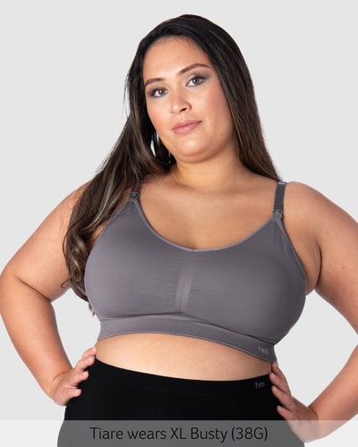 Hotmilk Lingerie My Necessity FlexFit Nursing Bra - Slate Busty
