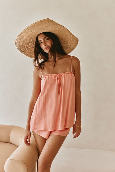 SABO Jetta Top - Peach