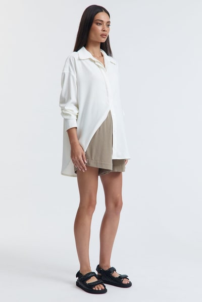 Legoe Heritage Wool Blend Relaxed Short (Mocha)