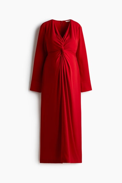 H&M MAMA Draped Dress