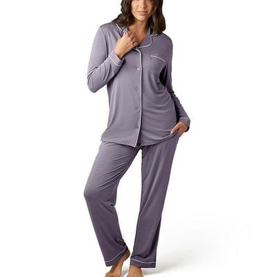 Kohl's Maternity Kindred Bravely Clea Long Sleeve Pajama Top & Pajama Bottoms Set