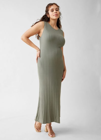 Ingrid+Isabel The Paris Maternity Ribbed Sweater Midi Dress