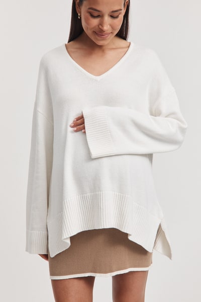 Legoe Heritage Essential Knit Skirt (Tan) - FINAL SALE