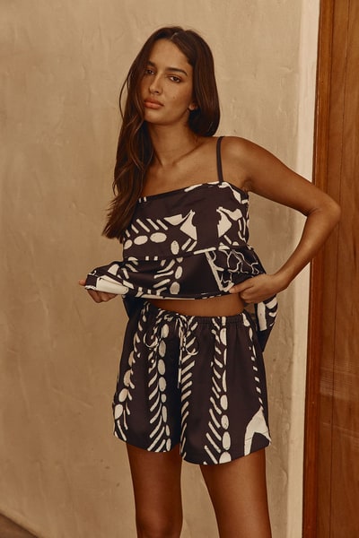 SABO Orielle Shorts - Botanic Vase