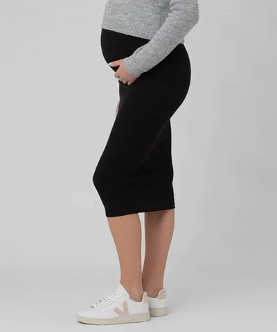 Bump City The Ribbed Knit Pencil Skirt
