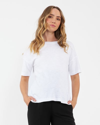 Ripe Maternity Claud Tee  White