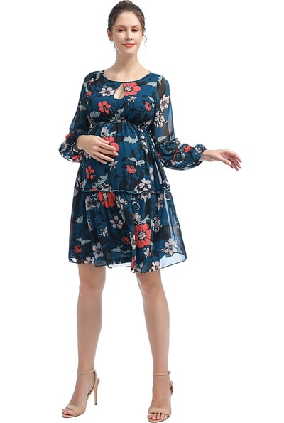 Kimi + Kai Kimi + Kai Maternity "Jupiter" Babydoll Dress