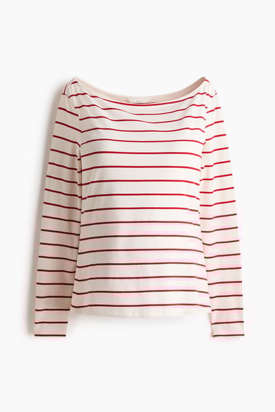 H&M MAMA Boat-Neck Top