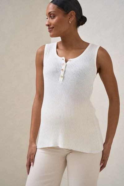 Bae the Label Unwind Nursing Tank - Ivory*