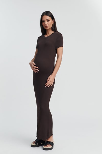 Legoe Heritage Formentera Maxi Dress (Chocolate)