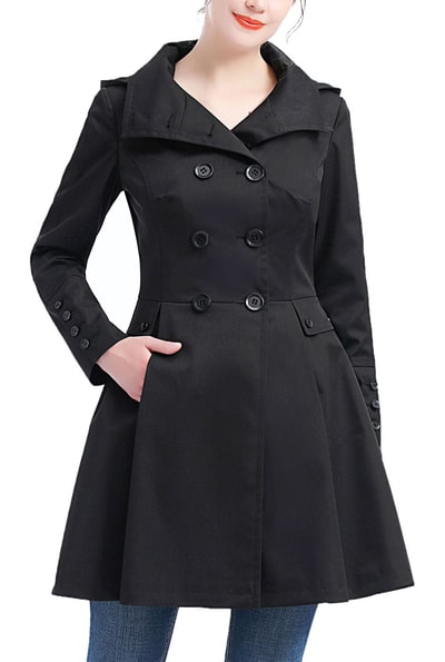Kimi + Kai Kimi + Kai Women's "Ellie" Waterproof Trench Coat