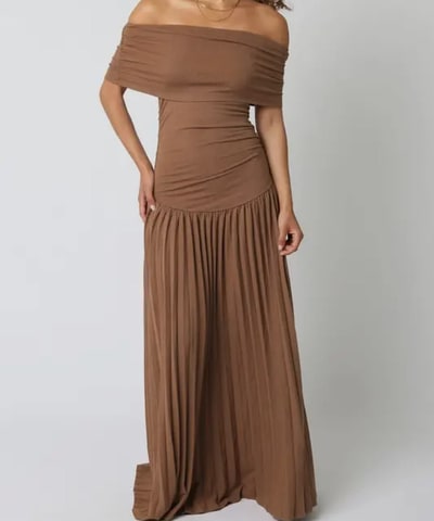 Bump City The Kennedy Dress (Chocolate)
