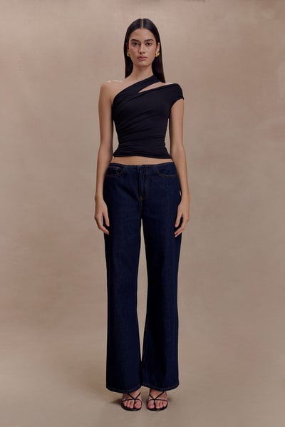 MESHKI Anna One Shoulder Modal Top