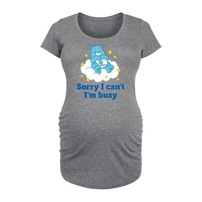 Kohl's Maternity Care Bears Sorry I Can't I'm Busy Graphic Tee