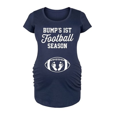 Kohl's Maternity Bumps First Football Season Graphic Tee