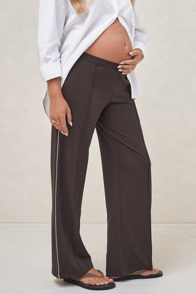 Bae the Label Baseline Trackpant - Chocolate