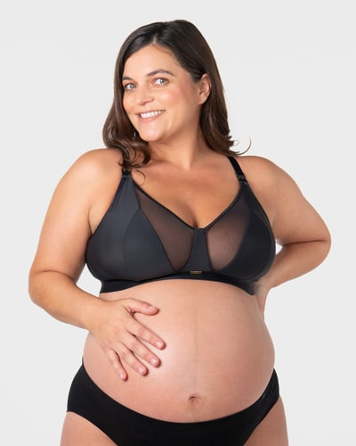 Ripe Maternity Hotmilk Flawless Sheer Wirefree Bra Black