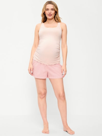 Old Navy Maternity Poplin Boxer Pajama Shorts