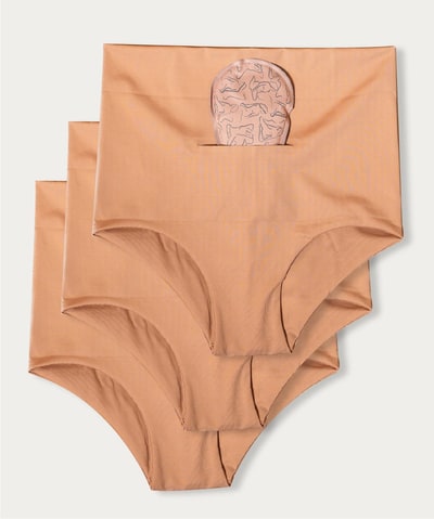 Milk & Baby Mocha Mousse FourthWear Postpartum Recovery Underwear 3-set + Ice/Heat Pack