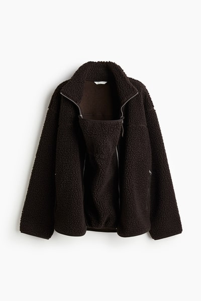 H&M MAMA Before & After Babywearing Fleece Jacket