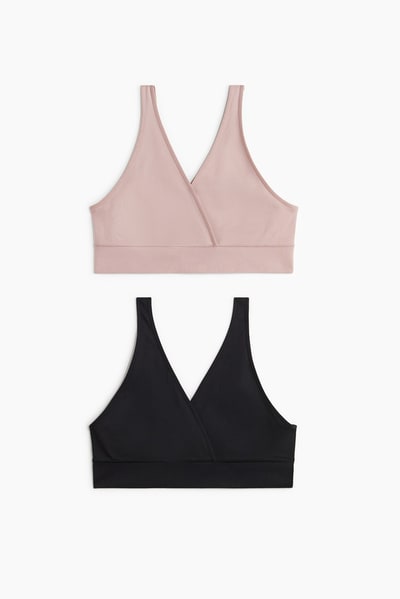 H&M MAMA 2-pack Seamless Nursing Bras