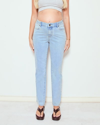 Soon Maternity High Rise Straight Leg Jeans