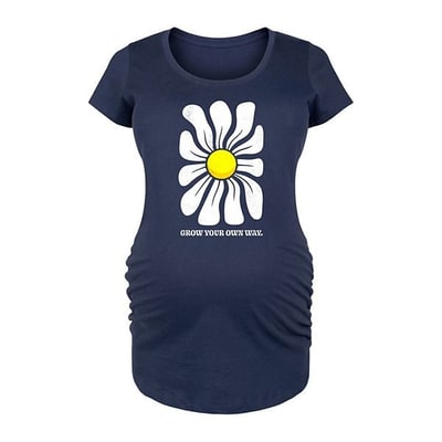 Kohl's Maternity Grow Own Way Daisy Graphic Tee