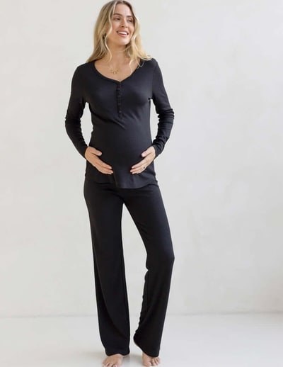 Milk & Baby Amira 2-piece Maternity & Nursing Pajamas