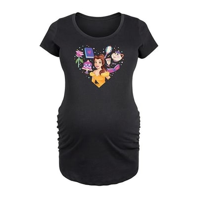 Kohl's Disney's Beauty and the Beast Belle Maternity Heart Graphic Tee