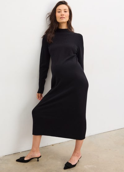 HATCH The Peyton Mockneck Sweater Dress