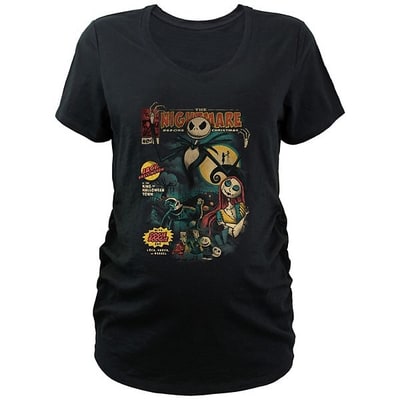 Kohl's Disney's The Nightmare Before Christmas Comic Cover Maternity Graphic Tee