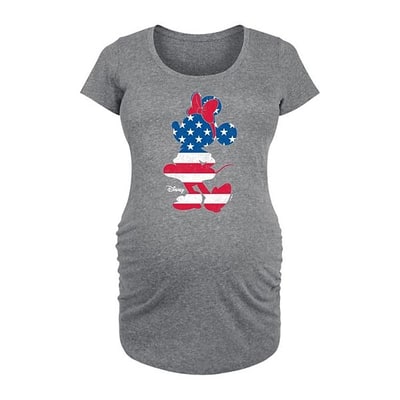 Kohl's Disney's Minnie Mouse Maternity Americana Graphic Tee