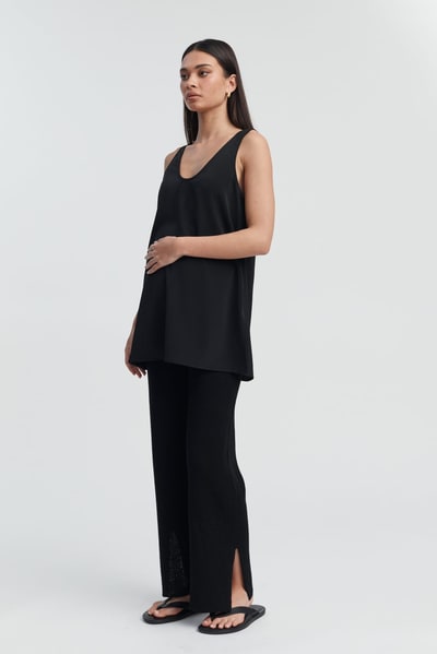 Legoe Heritage Crochet Knit Pant