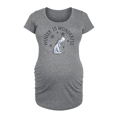 Kohl's Disney's Winnie the Pooh Eeyore Maternity Winter Is Wonderful Graphic Tee