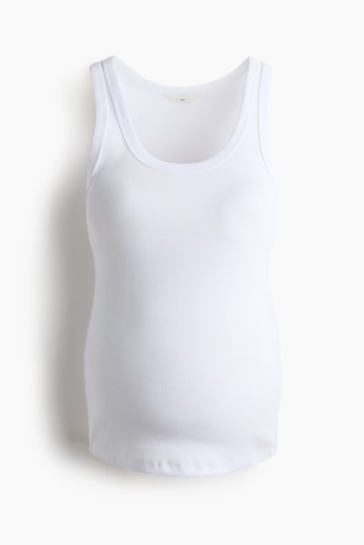 H&M MAMA Ribbed Tank Top