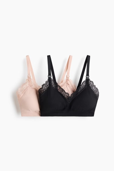 H&M MAMA 2-Pack Padded Nursing Bras