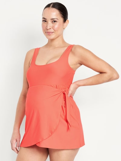 Old Navy Maternity Classic Wrap Swim Dress